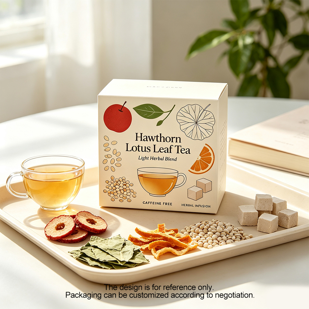 hawthorn lotus leaf tea2