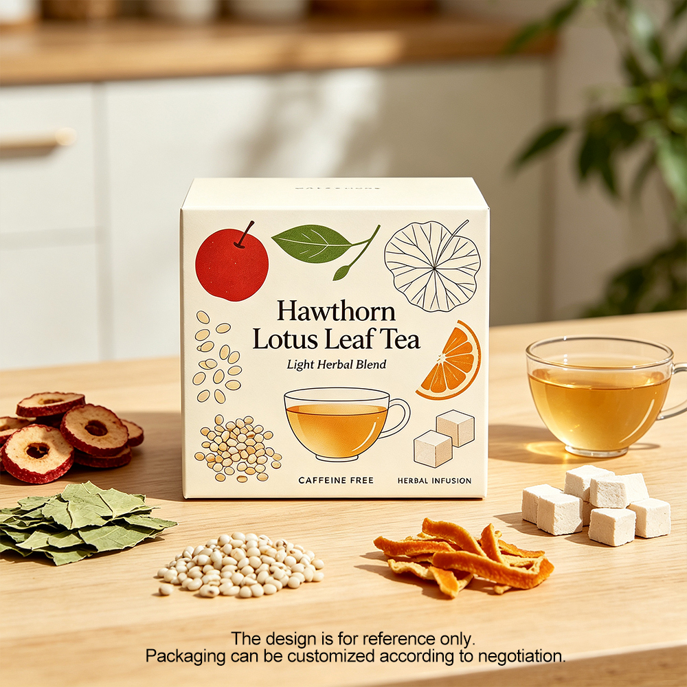 hawthorn lotus leaf tea3