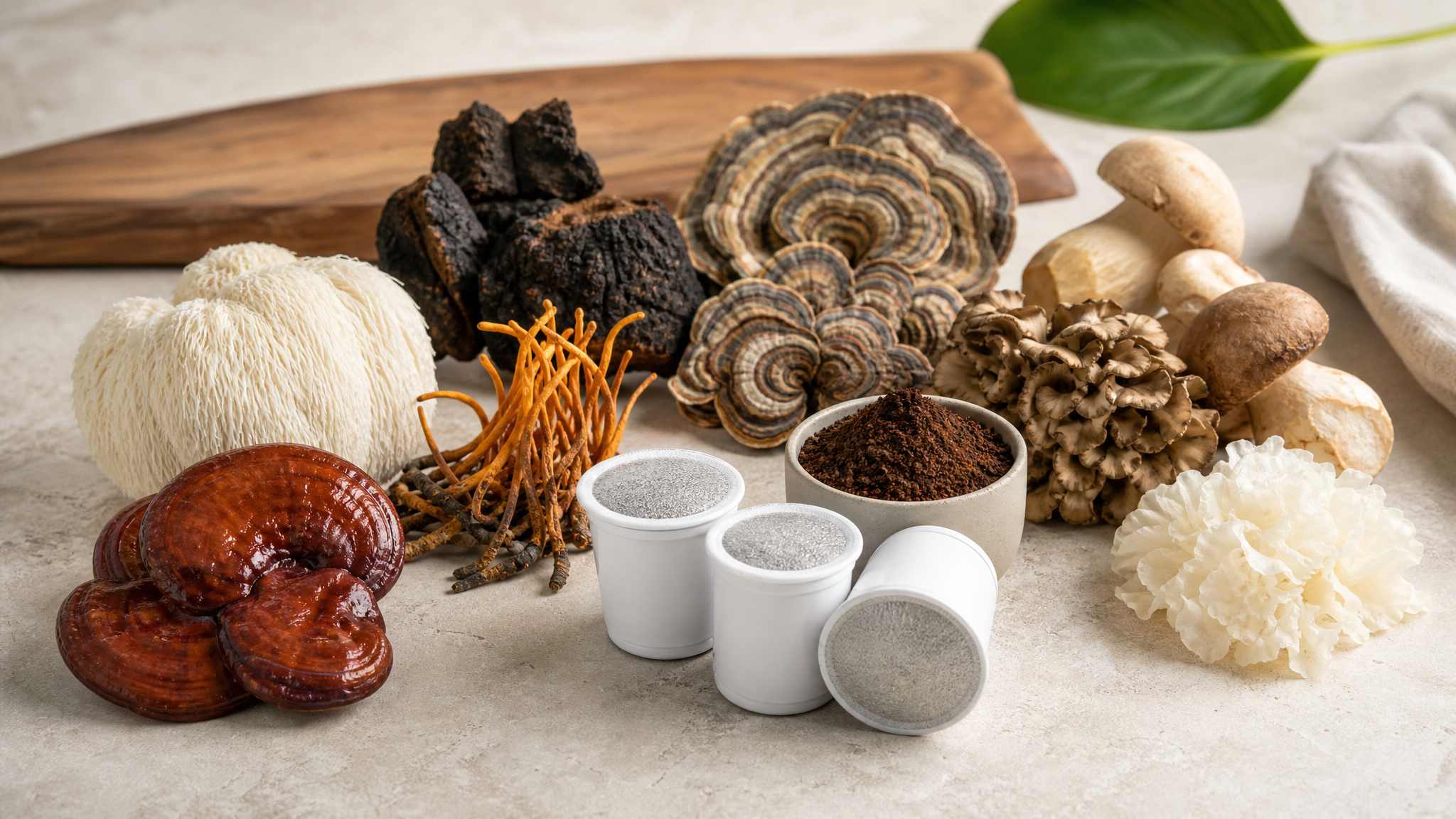 Mushroom Coffee K Pods Product and Ingredients