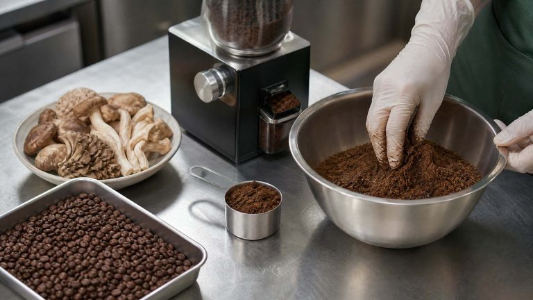 Mushroom Coffee Made in USA - Manufacturing Process