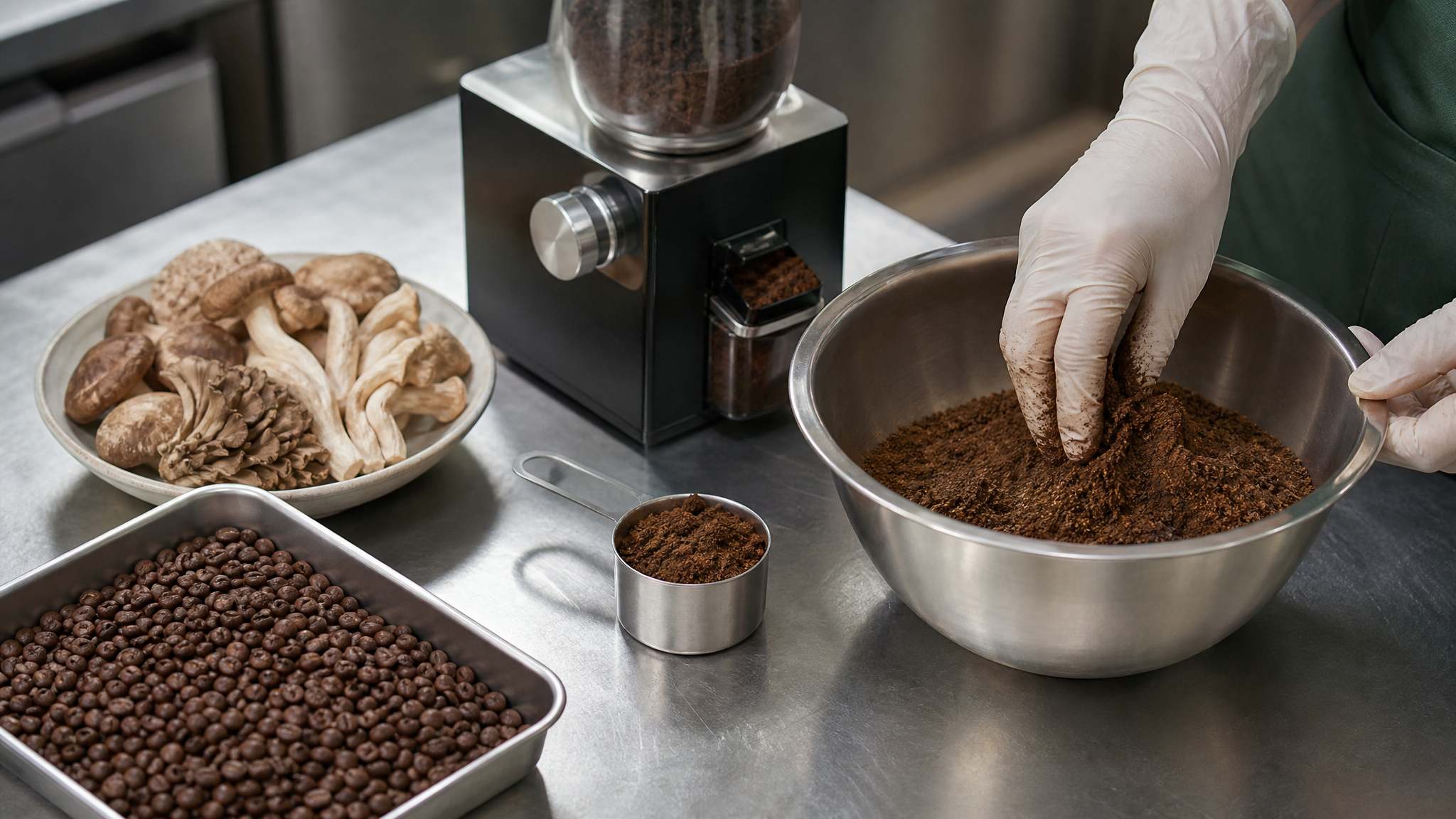 Mushroom Coffee Made in USA Manufacturing Process