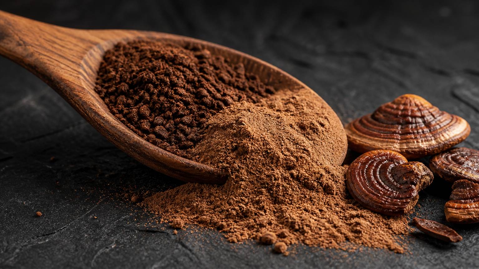 How to Make Mushroom Coffee at Home Texture Detail