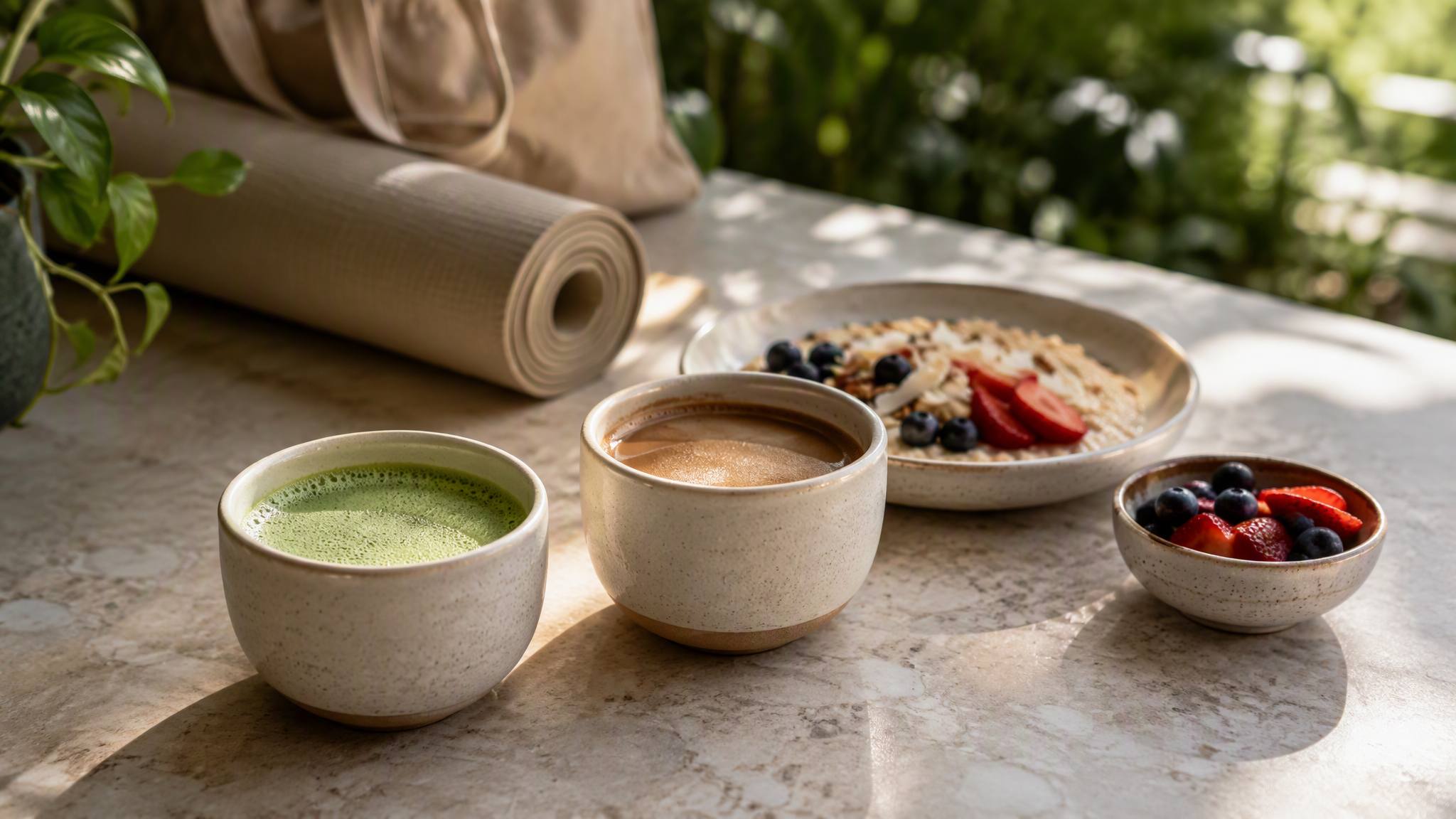 Matcha vs Mushroom Coffee healthy lifestyle