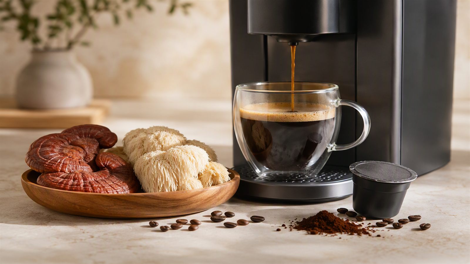 Mushroom Coffee K Cups Featured Image