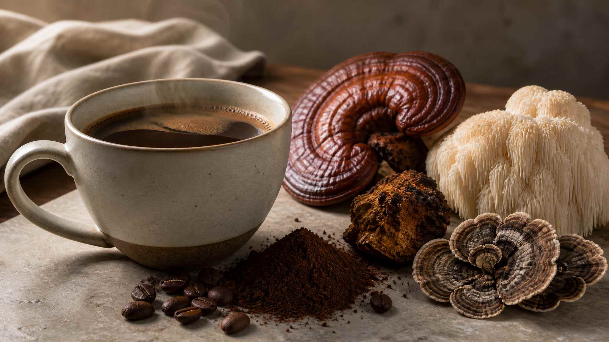 Organic Mushroom Coffee Blend 08